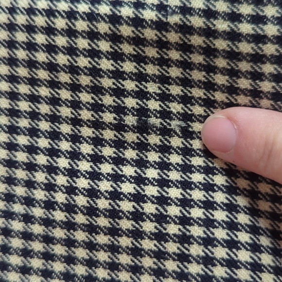 1940's HOUNDSTOOTH WOOL SKIRT SUIT jacket set 40's XS S - Picture 13 of 13